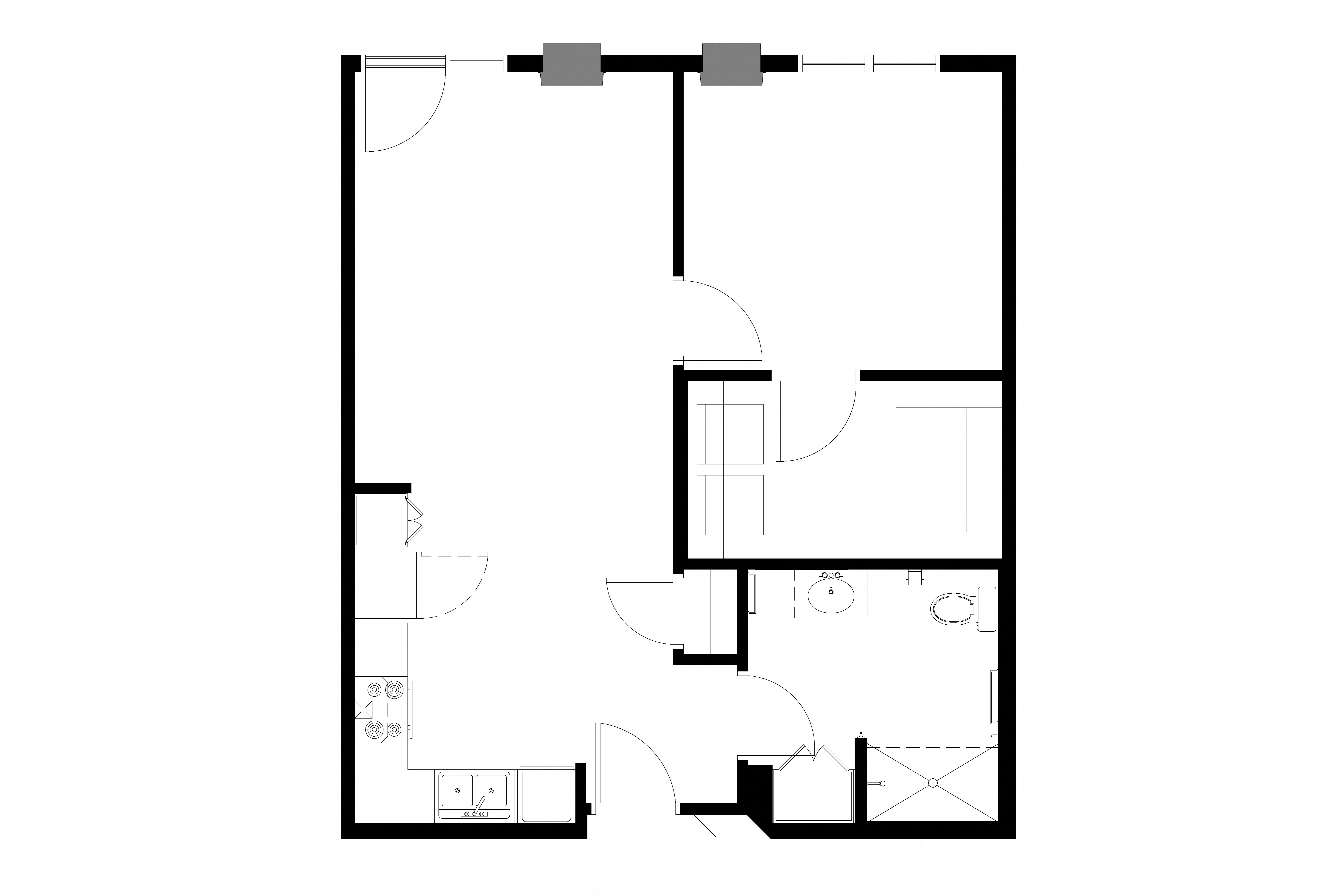 Floor Plans of NEX Apartments in Iowa City, IA